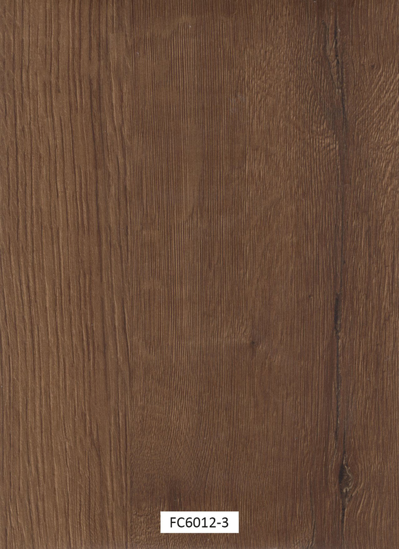 Wood Grain Self Stick Vinyl Flooring For Office Buildings , Pvc Vinyl Flooring